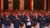 Rakernas ini dihadiri oleh para Penggerak Kawan PMI yang berasal dari 9 Provinsi dan 48 Kab/Kota, Para Pengurus Perwira PMI, baik tingkat nasional maupun tingkat Provinsi di 22 Provinsi, serta Penggiat Pekerja Migran Indonesia dari lima negara.
