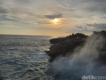 Devils Tears Lembongan, Water Blow Menjulang hingga Sunset Terbaik