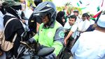 Gambir Sempat Macet Imbas Aksi Pro Palestina, Bule-Motor Tembus Kerumunan