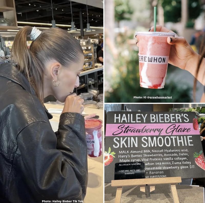 Smoothie Hailey Bieber