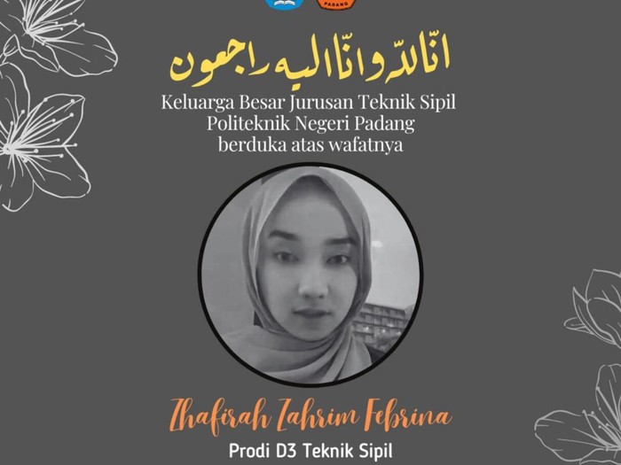 Ife korban letugas Gunung Marapi meninggal dunia. (Foto: Istimewa)