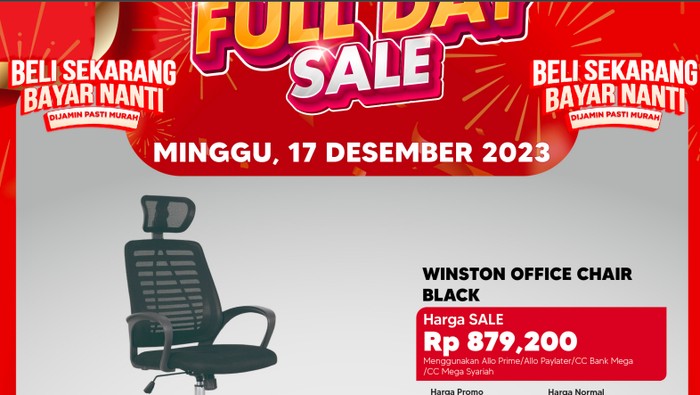 Kursi Kerja di Transmart Full Day Sale