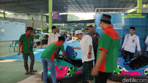 Pabrik odong-odong di Magetan yang dibangun mantan sopir taksi.