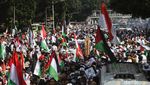 Potret Massa Bela Palestina Geruduk Kedubes AS