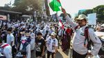 Potret Massa Bela Palestina Geruduk Kedubes AS