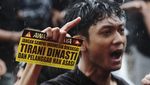 Ribuan Mahasiswa Gelar Aksi Mimbar Demokrasi di Makassar