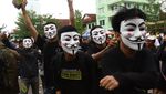 Ribuan Mahasiswa Gelar Aksi Mimbar Demokrasi di Makassar