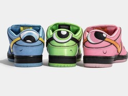 Gemas! Nike Rilis Sneakers Powerpuff Girls, Bisa Glow In The Dark