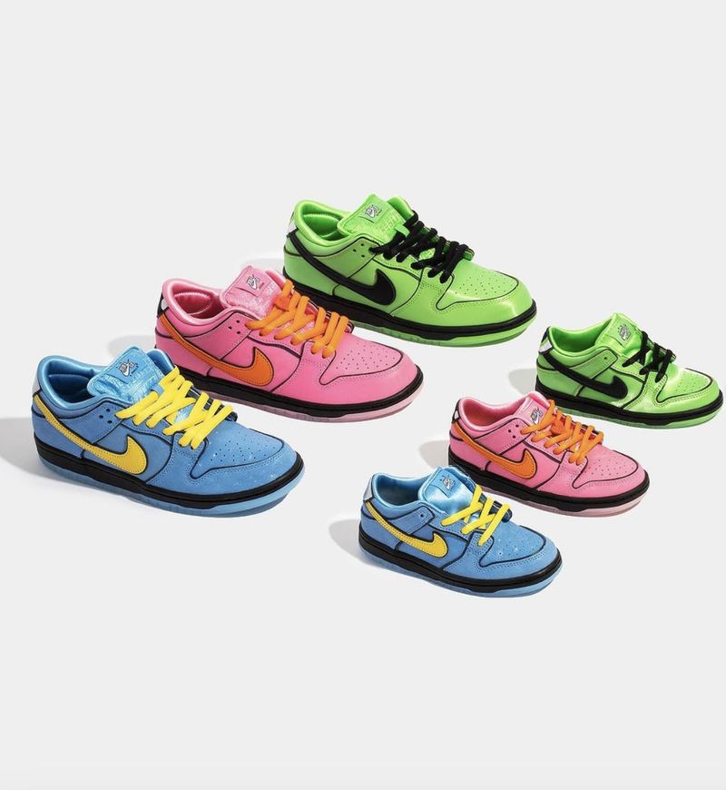 Snekaers Powerpuff Dunks