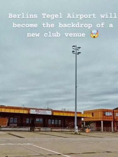Bandara Berlin Tegel di Jerman disulap menjadi tempat klub malam