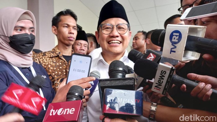 Cak Imin, 18 Desember 2023. (Kurniawan Fadilah/detikcom)