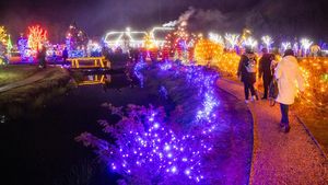 Dekorasi 5 Juta Lampu Warna-warni Siap Meriahkan Natal di Kroasia