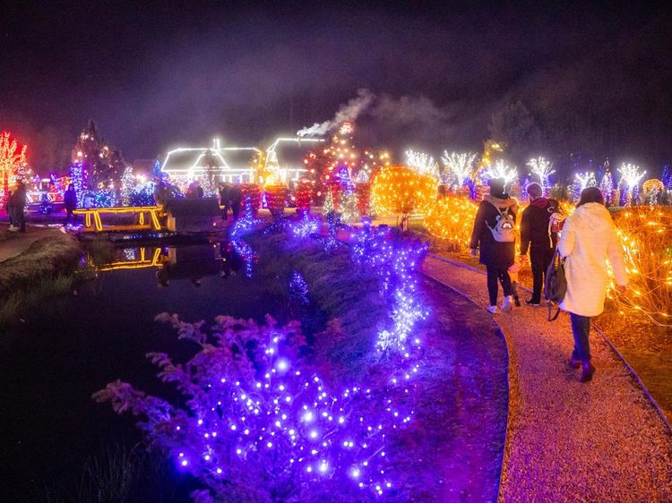 Dekorasi 5 Juta Lampu Warna-warni Siap Meriahkan Natal di Kroasia