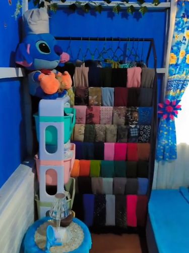 Dekorasi ruangan kamar viral serba biru Dekorasi ruangan kamar viral serba biru