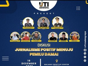 IJTI Malang Raya Gelar Diskusi Jurnalisme Positif Menuju Pemilu Damai