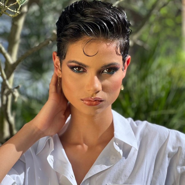 Dalam pidatonya, Eve Gilles mengaku memang bertekad untuk memperlihat representasi wanita yang berbeda Foto: Instagram