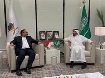 Menag Yaqut Bertemu Menhaj Taufiq di Jeddah, Bahas Persiapan Haji 1445 H