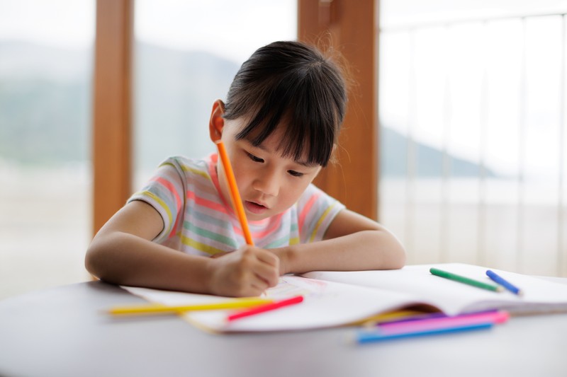 Ilustrasi Tulisan Tangan Anak