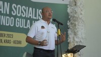 Dalam acara tersebut, Direktur PT. Indogula Jayabaya, Jonathan Danang Wardhana, memberikan penyuluhan kepada petani mengenai peningkatan kuantitas dan kualitas hasil panen tebu dan strategi pengaturan pola tanam tebu setiap dua tahun agar dapat dipanen hingga tiga kali dalam satu tahun.