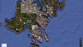 Kepulauan Faroe - Denmark, terletak di Samudra Atlantik, di antara Norwegia dan Islandia, adalah Kepulauan Faroe. Terdiri dari 18 pulau vulkanik, mereka adalah bagian dari Kerajaan Denmark. Entah kenapa, di Google Maps Eropa, sebagian pulau terlihat jelas, dan sebagian lainnya blur. Foto: Google Maps