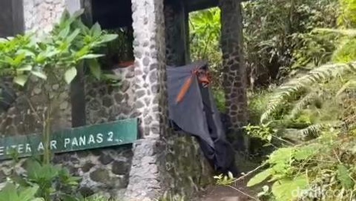 Oknum pendaki dirikan tenda di shelter