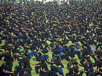 4.500 Pesilat Pecahkan Rekor MURI di Banten