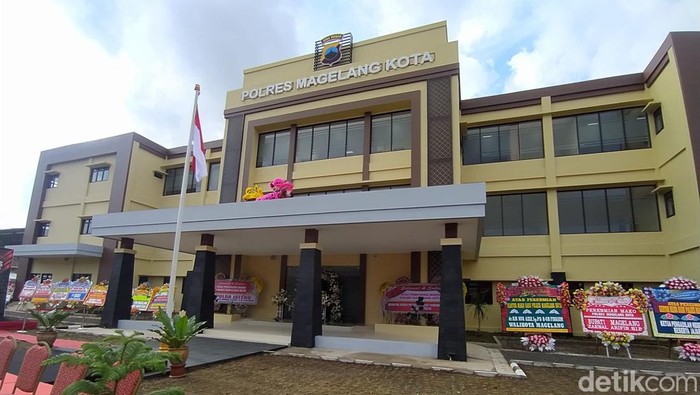 Peresmian kantor atau mako baru Polres Magelang Kota, Senin (18/12/2023).