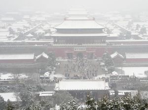 Sekolah di Beijing Tutup Sementara Imbas Badai Salju