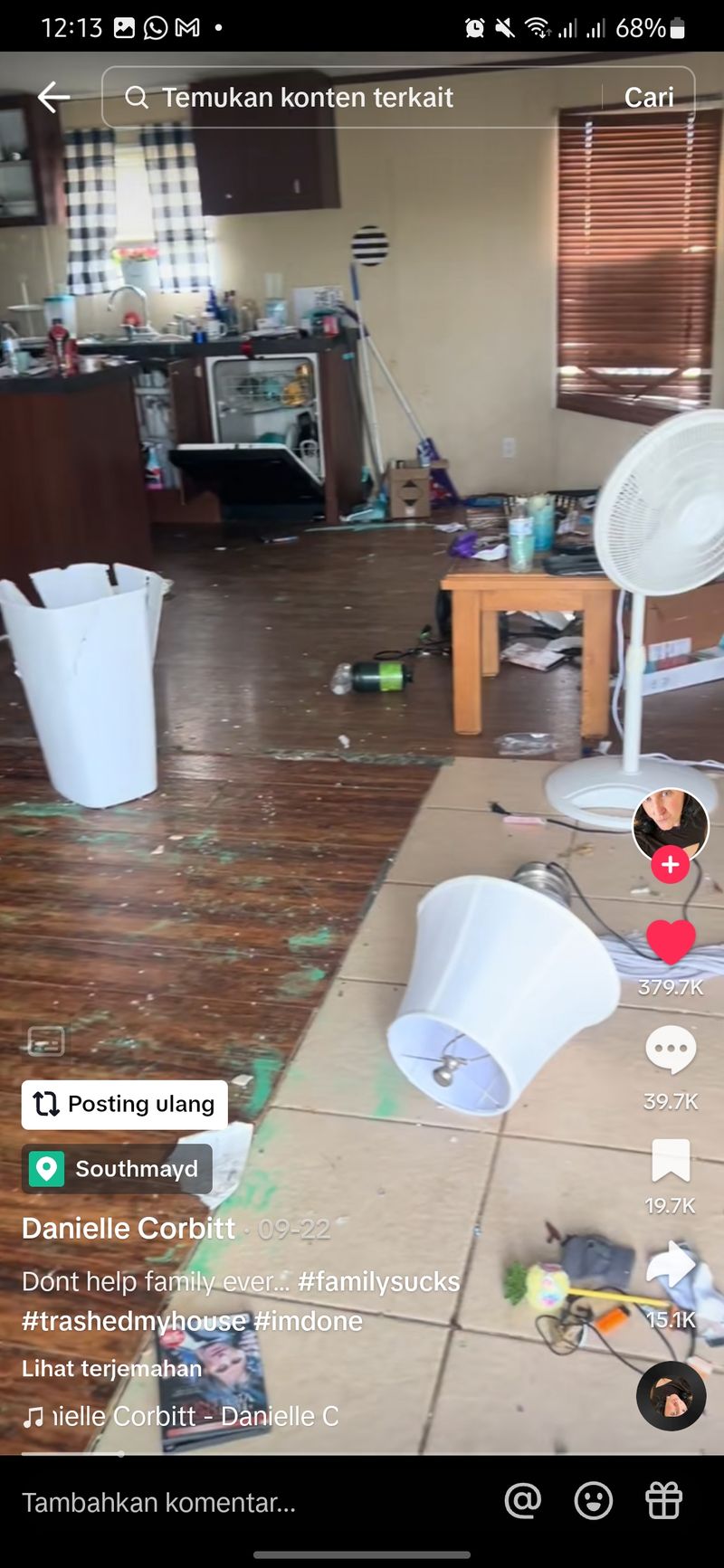 Rumah Bak Kapal Pecah