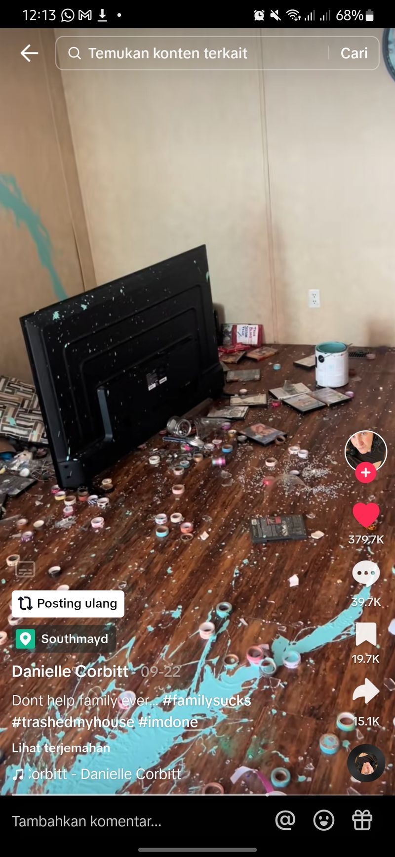 Rumah Bak Kapal Pecah