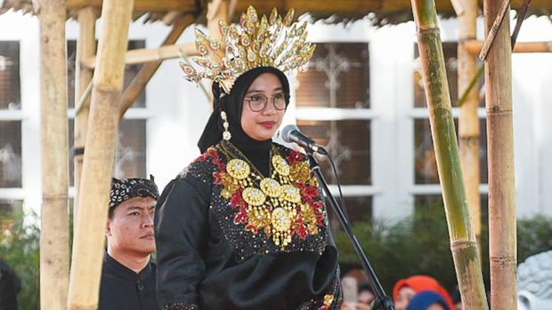 Rupa-rupa Busana Khas Nusantara di Upacara Hari Jadi Banyuwangi (Harjaba) ke-252.