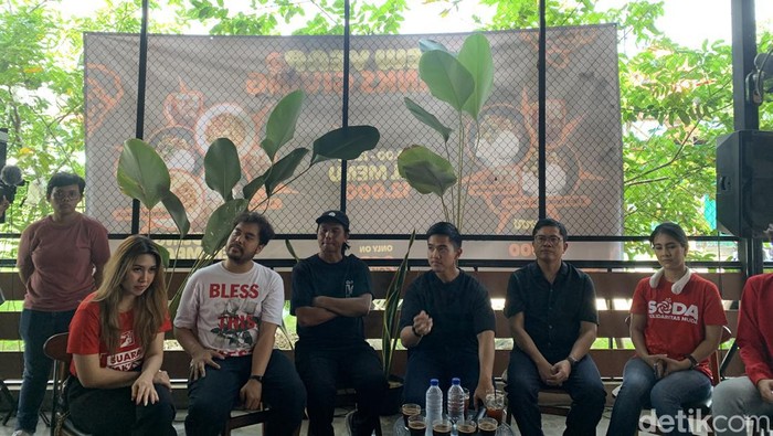 Waketum PSI Andy Budiman mengatakan PSI ingin membentuk pusat kegiatan pemuda (youth center) di setiap kecamatan jika nanti lolos ke DPR. (Mulia B/detikcom)