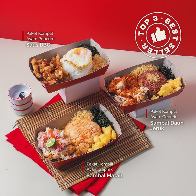 Ayam geprek viral di Jakarta