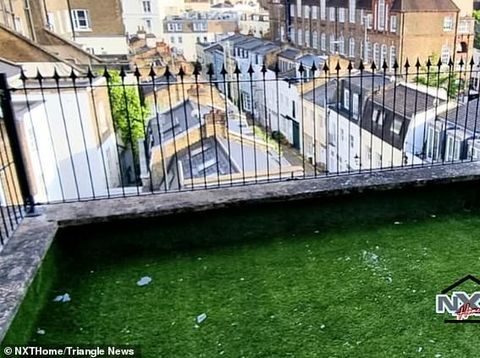 balkon apartemen/NXTHome/Triangle News via Dailymail