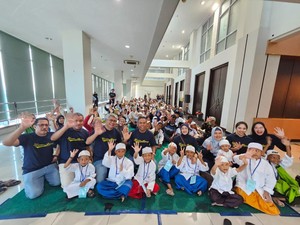 Ratusan Anak Antusias Ikuti Khitanan Massal yang digelar Brantas Abipraya