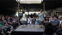 Begini suasana dialog Anies Baswedan bersama anak muda Mataram.  