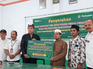 Dua Yayasan Pendidikan di Banyuwangi Bangun Gedung Baru Bantuan Perhutani