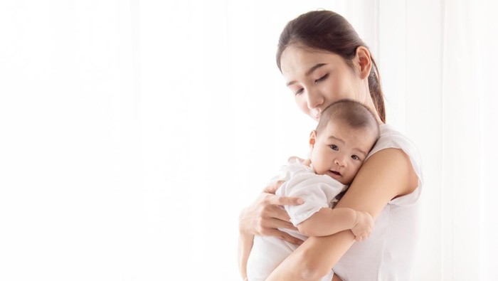 Ilustrasi Ibu dan Bayi