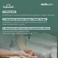 5 Hal Yang Membatalkan Wudhu