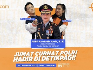Saksikan Jumat Curhat detikPagi Kapolres Maros Pukul 10.00 WIB!