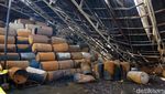 Kondisi Terkini Gudang Tiner di Kalianak Surabaya Usai Terbakar Hebat