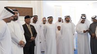 Dubes Husin Bagis juga berharap agar kedepannya Masjid Presiden Joko Widodo dapat dimanfaatkan untuk pelaksanaan kegiatan masyarakat seperti kegiatan Idul Fitri ataupun Idul Adha. Masjid yang dibangun sejak 2021 ini juga diharapkan bisa menjadi tempat untuk belajar Al-Quran.  Foto: Dok. Kedubes Indonesia di Abu Dhaabi