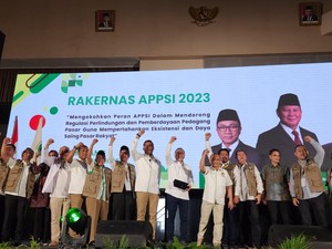 Mendag Zulhas Disambut Meriah di Rakernas Asosiasi Pedagang Pasar Se-RI