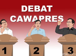 Saksikan Live Streaming Debat Cawapres 22 Desember 2023 di detikcom!