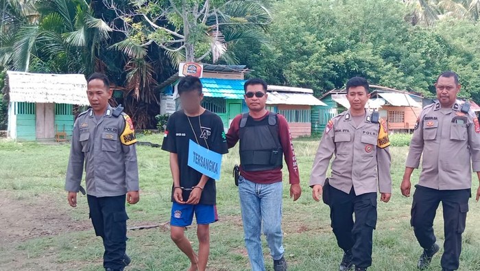 Pemuda di Konawe Selatan ditangkap polisi usai membawa kabur dan menyetubuhi pacarnya yang di bawah umur. Dokumen Istimewa