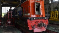 Tak hanya Medan, Depo Lokomotif dan kereta Divre IV Tanjungkarang, Bandar Lampung juga melakukan hal yang sama. ANTARA FOTO/Ardiansyah