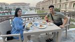 Potret Aditya Zoni, Adik Ammar Zoni Saat Makan Bareng Istri hingga Ngopi