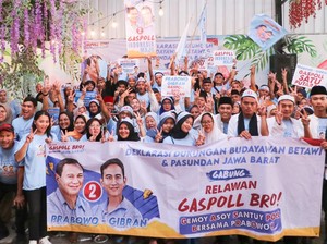 Budayawan Betawi-Pasundan Gabung Gaspoll Jabar, Dukung Prabowo-Gibran