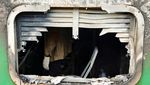 Penampakan Kereta Api di Bangladesh Ludes Dibakar Pendemo