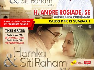 Andre Rosiade Ajak Warga Padang Nobar Film Hamka & Siti Raham Vol 2